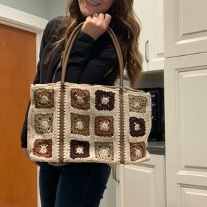 The Sak Granny Square Tote Bag Purse